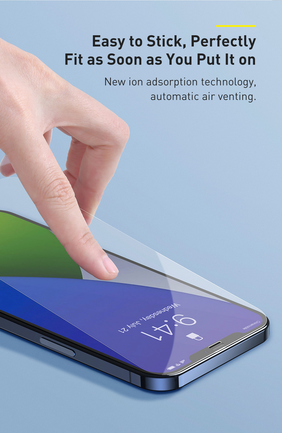 0.3mm All Glass Anti Blue Light Tempered Film For IP 5.4 Inch