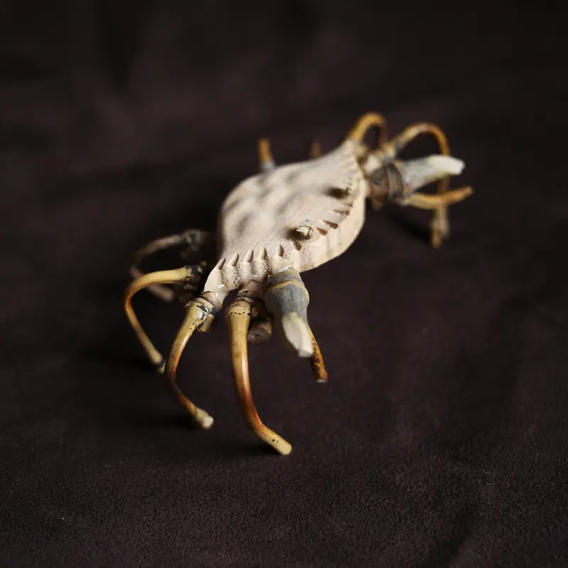 Handmade Works Bamboo Crab Original Small Animal Zen Ornaments
