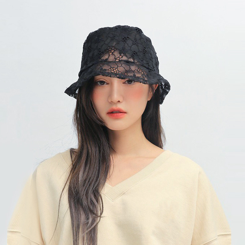 Title 1, Lace embroidery ladies fisherman hat