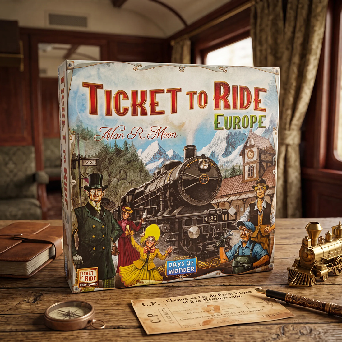 Days Of Wonder Ticket To Ride Europe Board Game Family