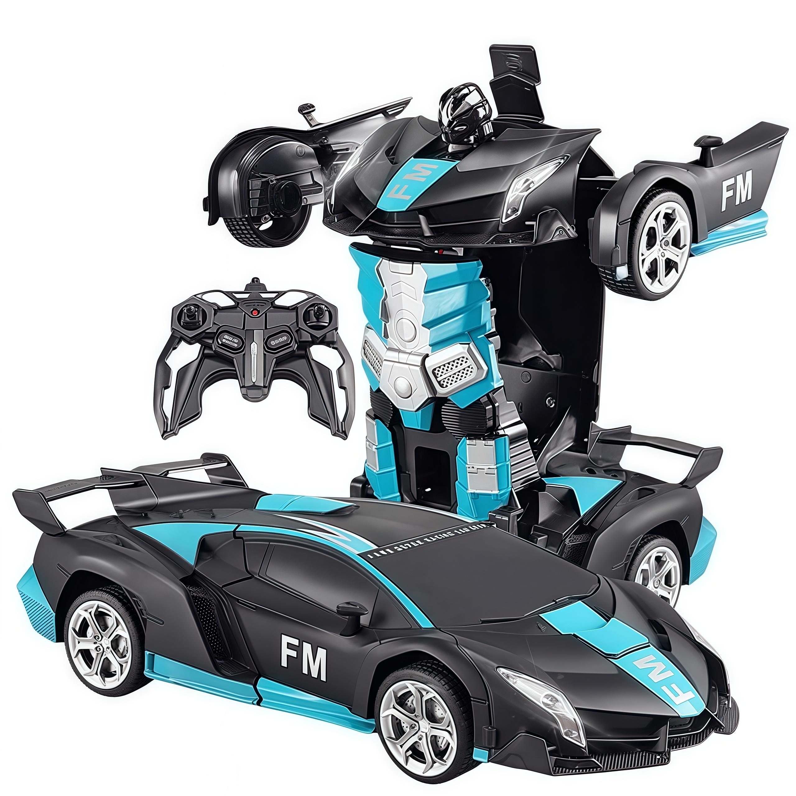 One-Touch Transforming Robot Car Educational Toy With Lights, Sound, Stunt Features, And Omnidirectional Movement,Self-pickup Only. image 11