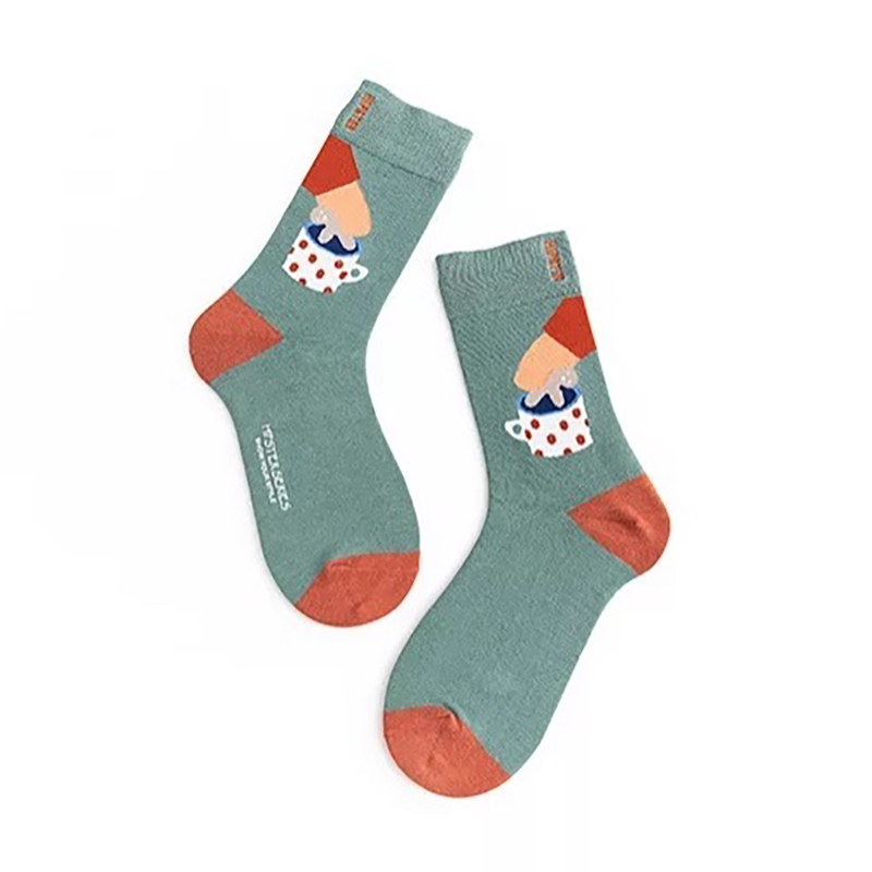 Title 3, Literary Retro Mens And Womens Cotton Socks