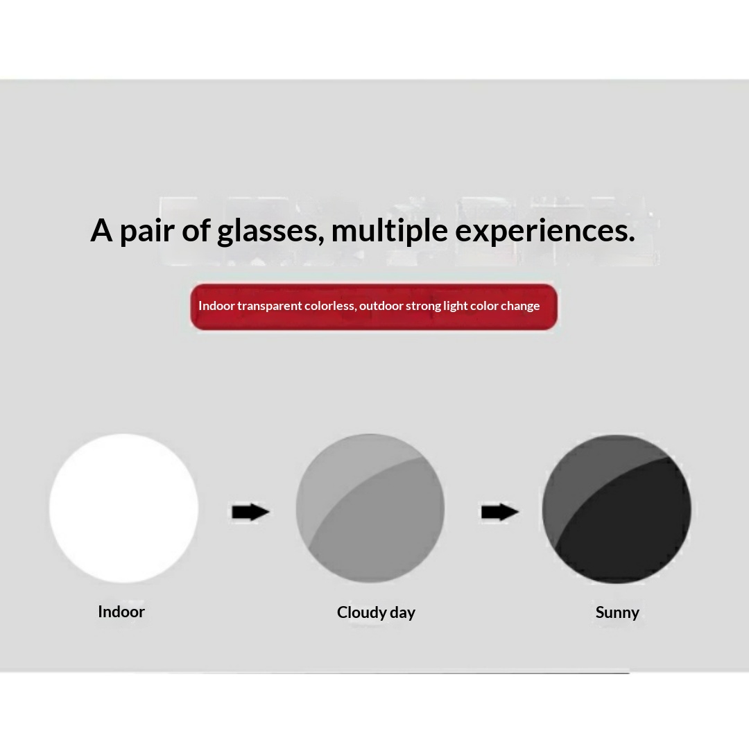Lijia Korean Version Large Frame Anti Blue Light Goggles, Internet Famous, Same Color Changing Glasses 1535-3