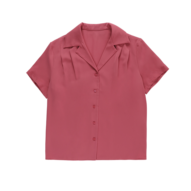 Title 4, Dames poloshirt met retro kraag, effen kleur, k...