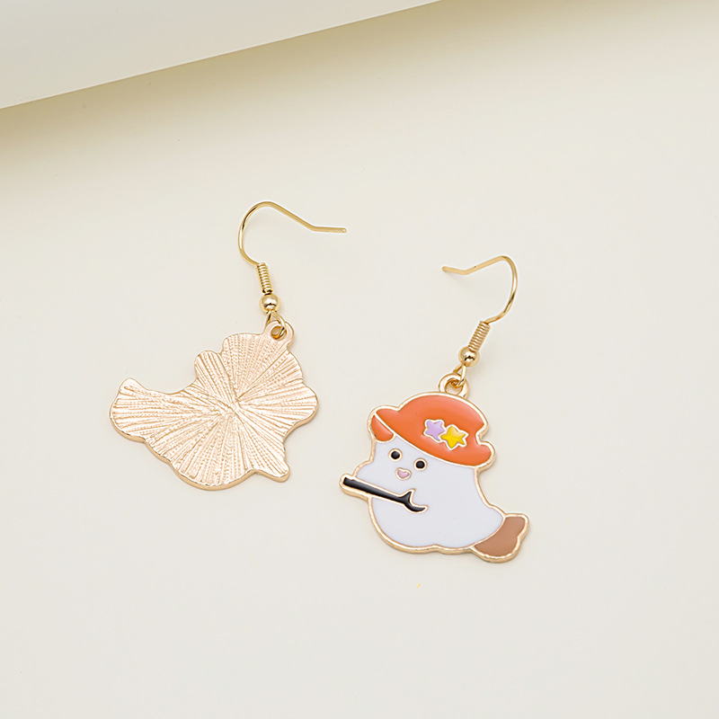 Хэллоуин серьги милые тыквы жуткие капли масла серьги из сплава ювелирные изделия