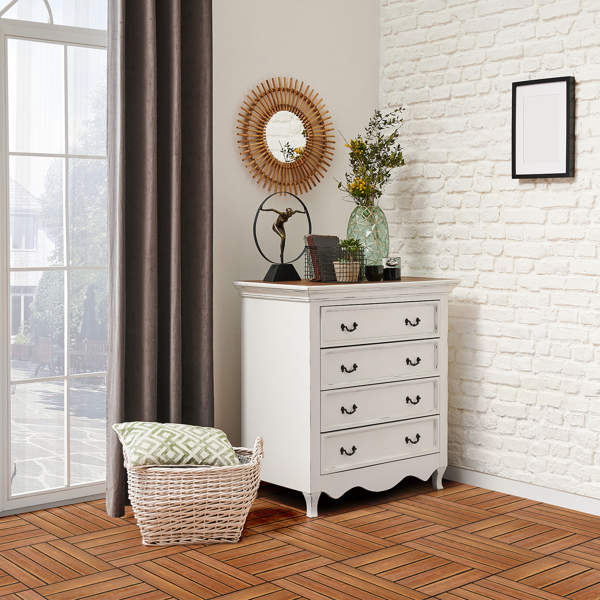 Wood Interlocking Deck Tiles - Image 2 of 13