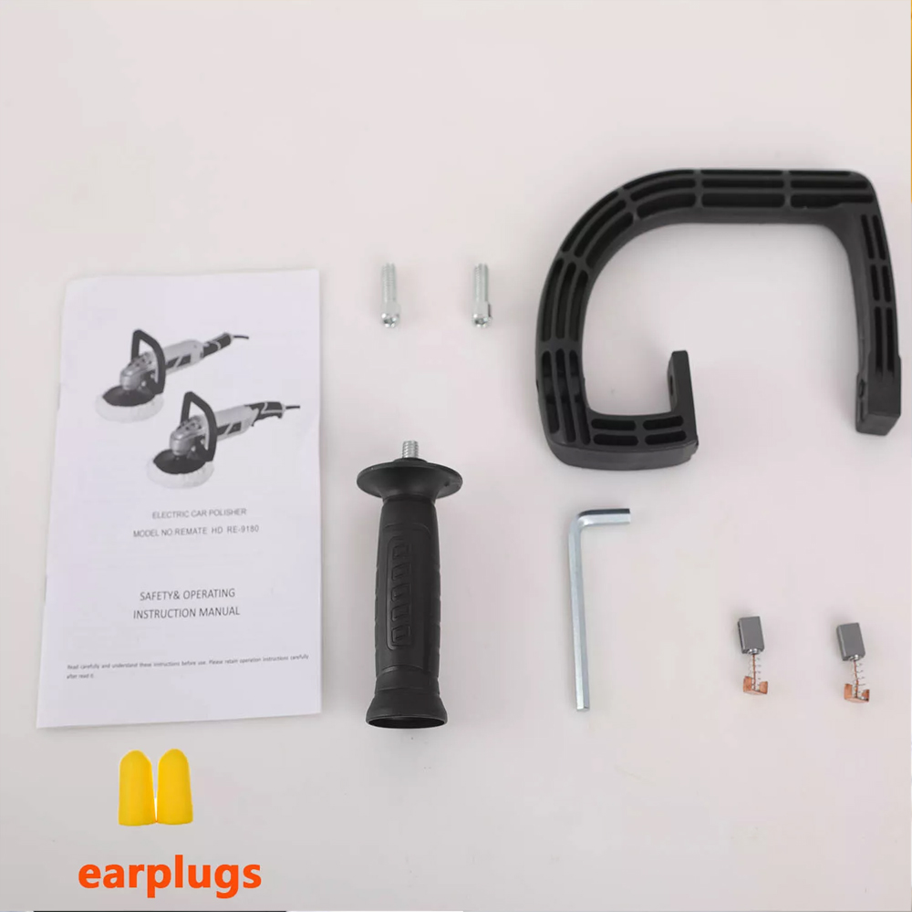 2000W Electric Polisher Car Sander Machine Kit Buffer Pad Sponge Polishing Waxer - Image 6