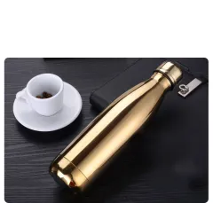 Stainless steel insulated kettle bullet sports cup - Gold - View 1