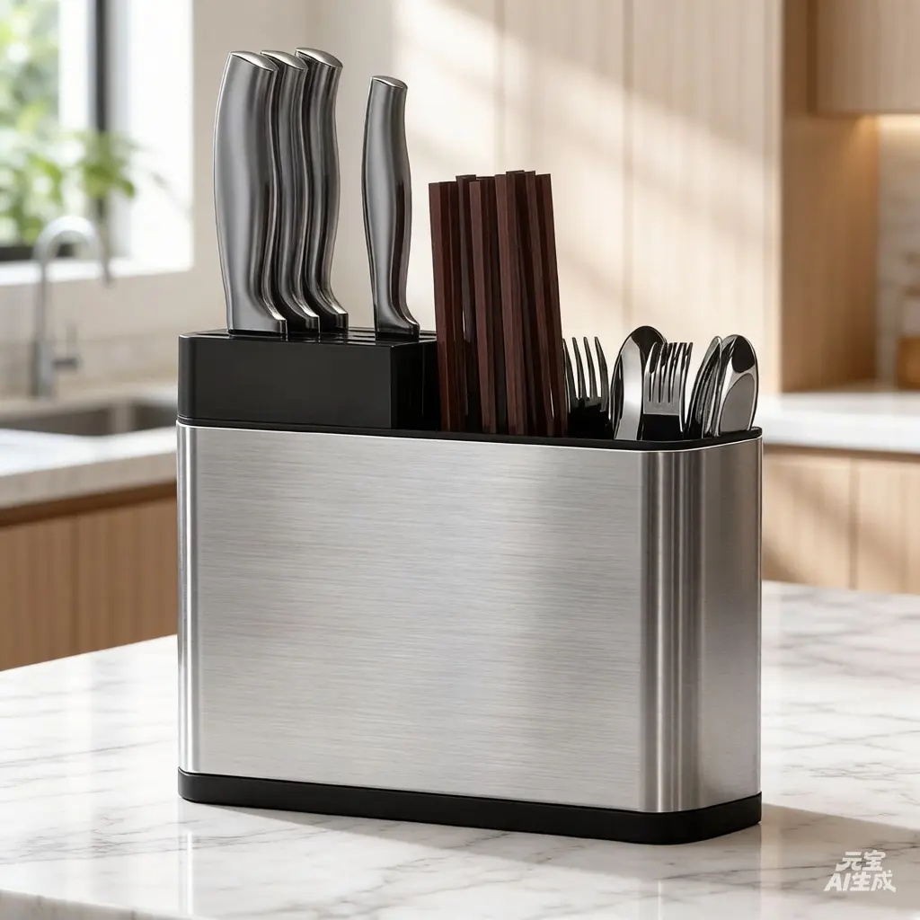 Kitchen Cutlery Knife Holder Spoon Fork Storage