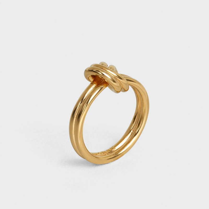 Individual Fashion Knotted Ring Simple Metal