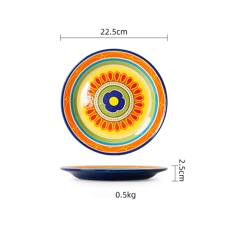 Title 12, Ceramic Salad Pots And Bowls Hand-painted Weste...