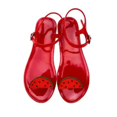 Women's Non-slip Soft Bottom Jelly Sandals Pineapple Beach - Watermelon-41 - View 1