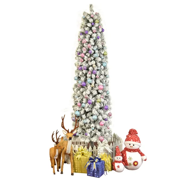 Pencil Flocking Christmas Tree