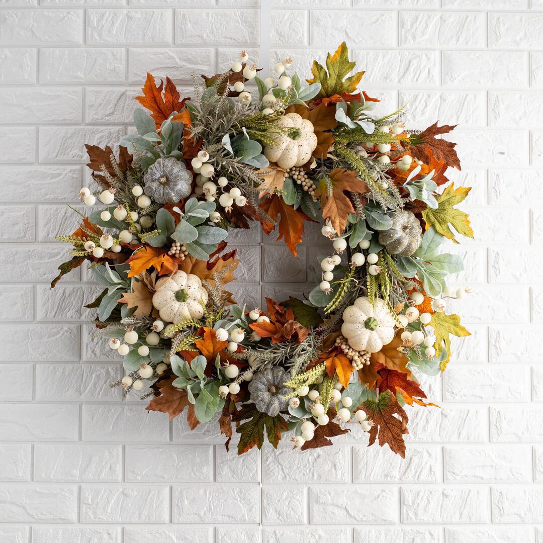 Pumpkin wreath