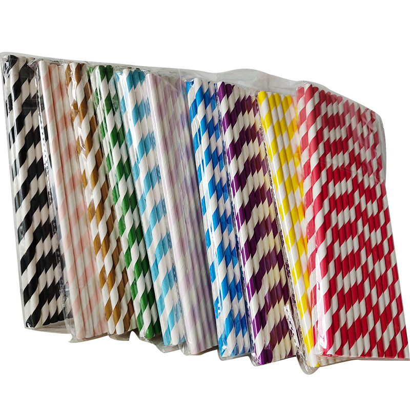 Title 3, Creative Simple Portable Home Color Paper Straws