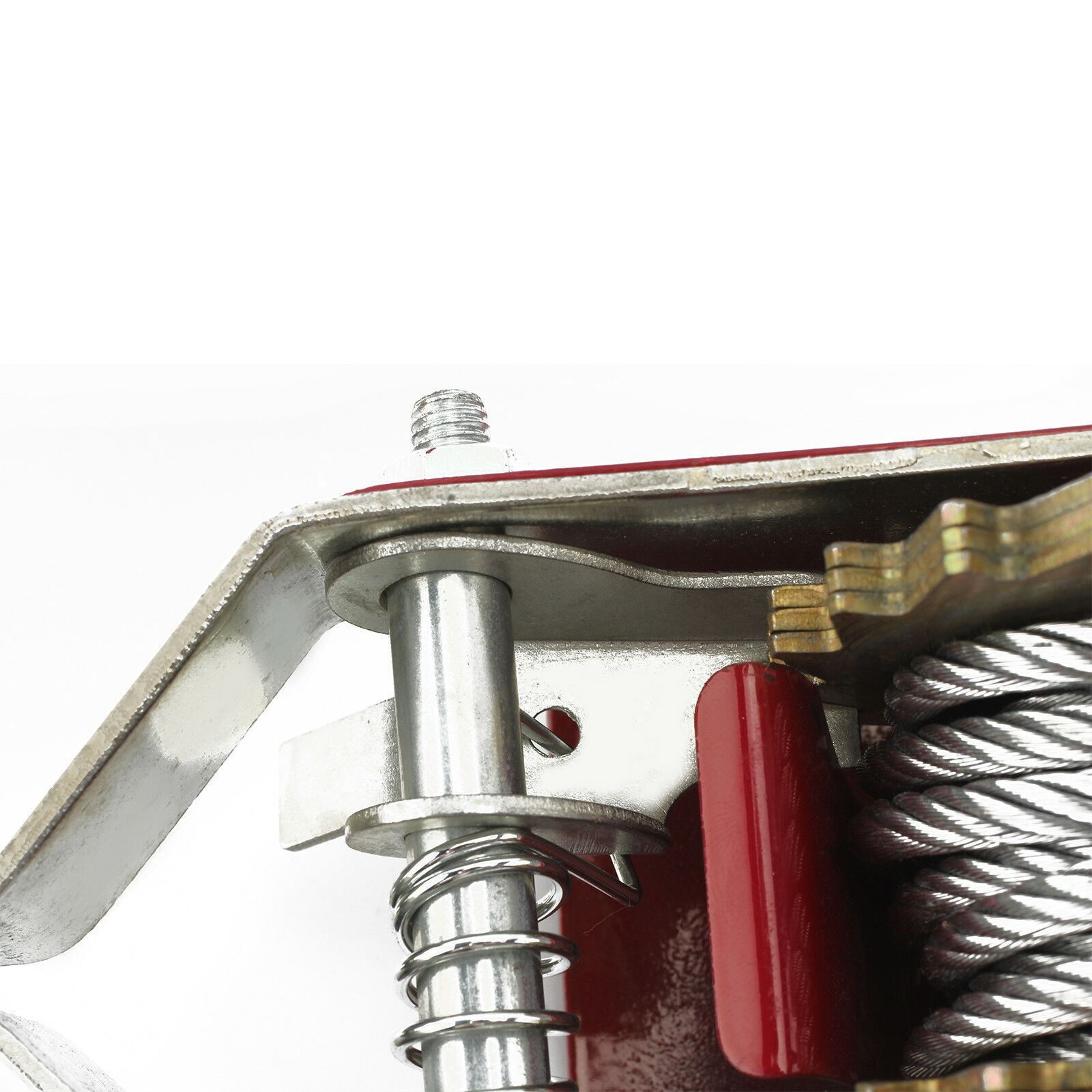 4 Ton Dual Gear Power Puller Heavy Duty 2 Hook Cable Puller Hand Winch Turfer 9