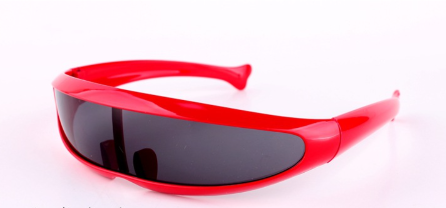 Title 17, X Men Fish Shaped Laser Glasses Mercury Lens