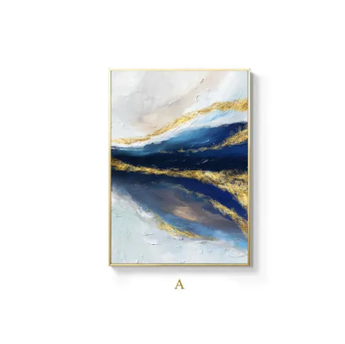 Abstract Canvas Painting Contemporary Art Poster Modern Home Living Room Decor 1Color - Shop at LoveMi