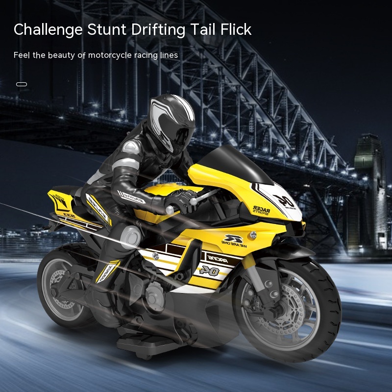 High-speed 24g Off-road Stunt Climbing Motorcycle Remote Control Car - Image 4