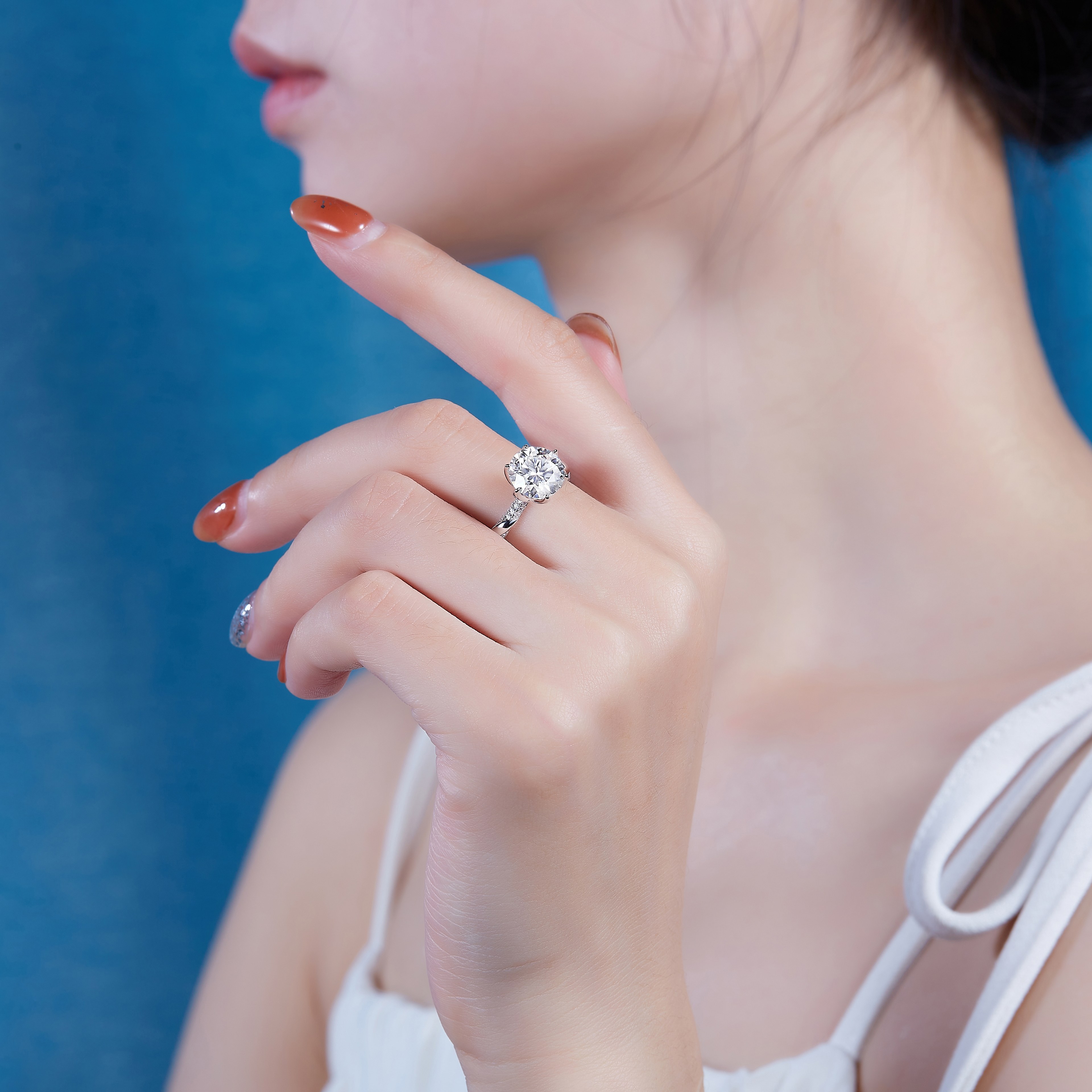 3 Carat Moissanite Ring