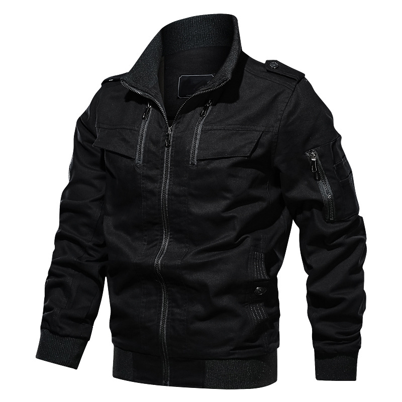 Title 2, Loose outdoor casual military work jacket