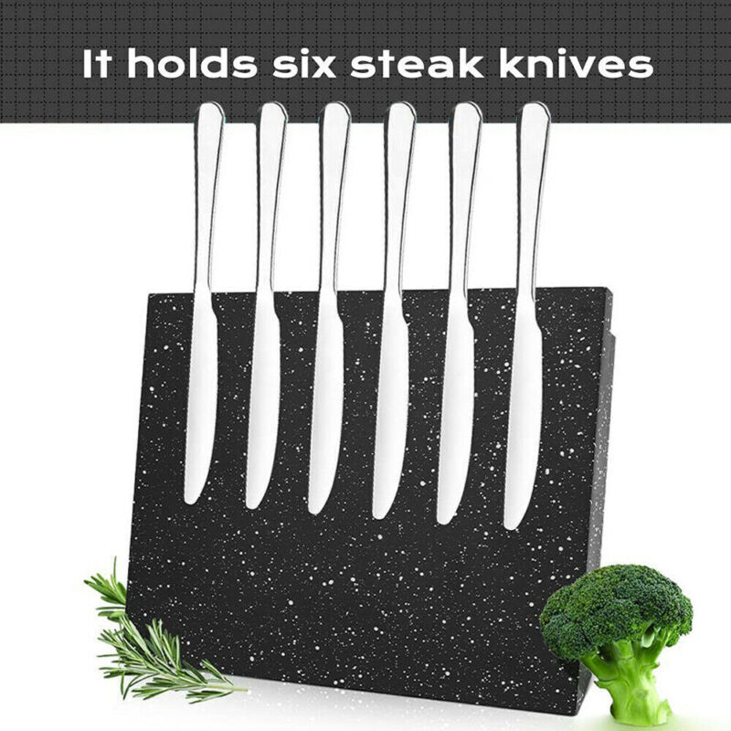 Magnetic Knife Holder Knife Block Rack Kitchen Organisation Cutlery Set Storage — foto 8