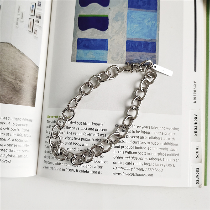 Title 1, Bracelet en argent sterling avec boucle tendanc...