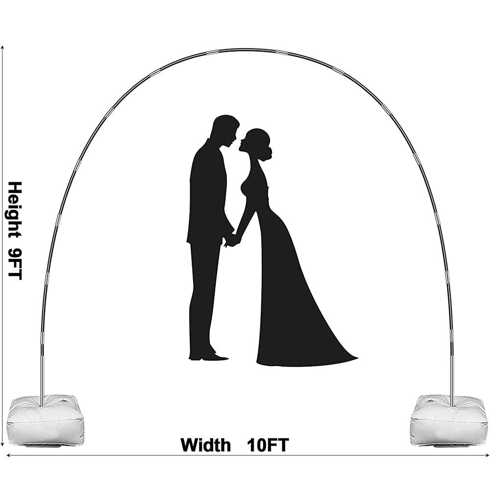Balloon Arch Column Frame Garland Adjustable Arch Stand Wedding Party Decor 17