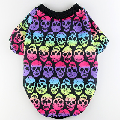 Color Skull Short Sleeves