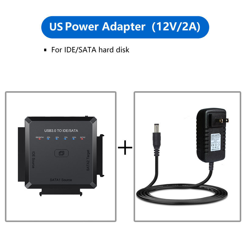 Title 2, USB 3.0 to SATA/IDE Adapter Universal 2.5/3.5 i...