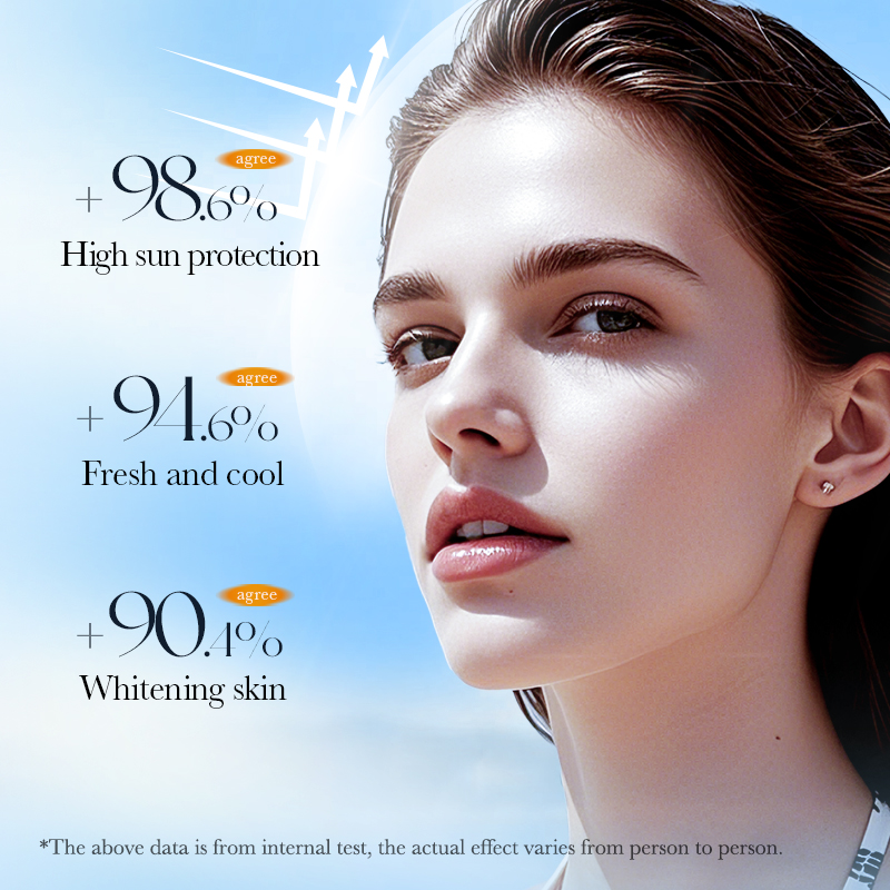 SADOER Waterproof Refreshing Whitening Sunscreen Cream SPF50 60g — foto 3