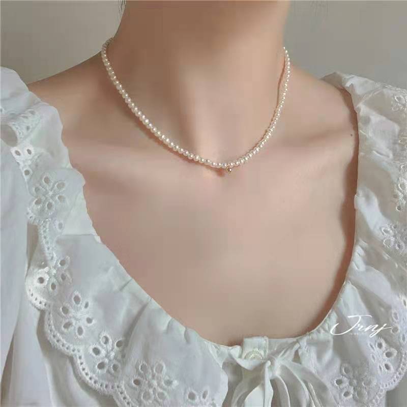 Women's Natural Small Freshwater Pearl Necklace