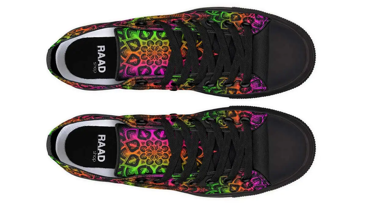 Fashion Print Couple Low-Top Canvas Shoes