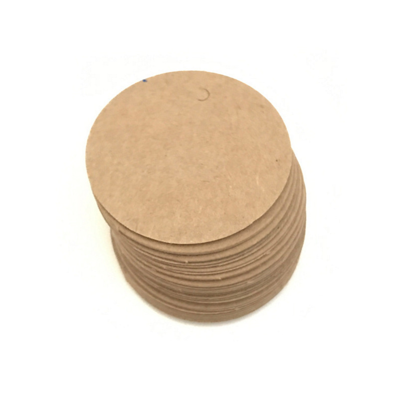 Title 5, 100 Kraft Paper Round Tags