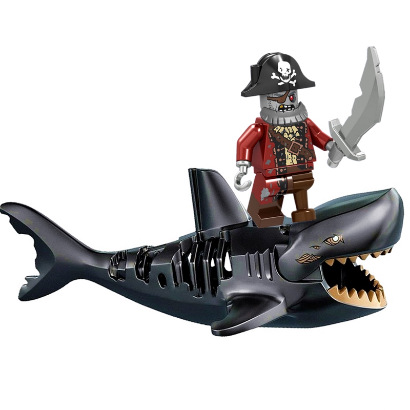 Title 1, Quebra-cabeça infantil Megalodon tubarão pirata...