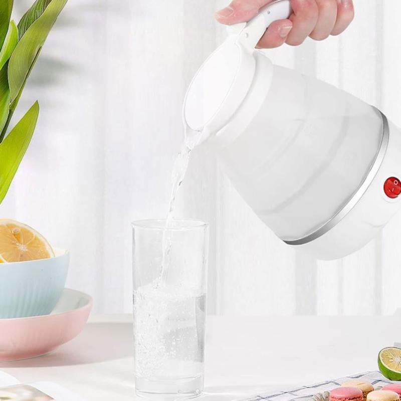 600ML Collapsible Travel Electric Water Kettle Folding Camping Caravan Silicone — image 2