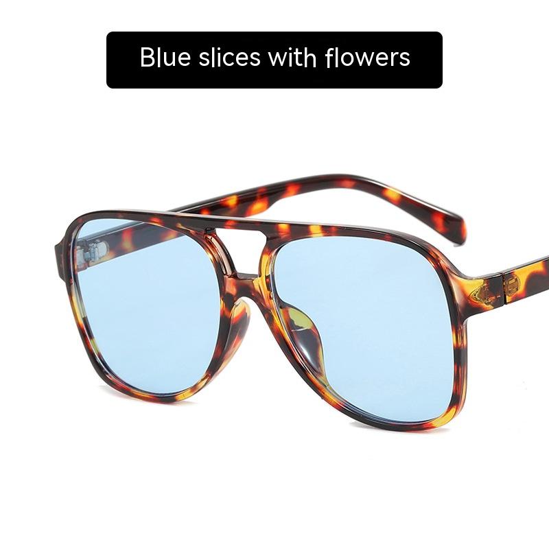 Wrapped Flower Blue Lens