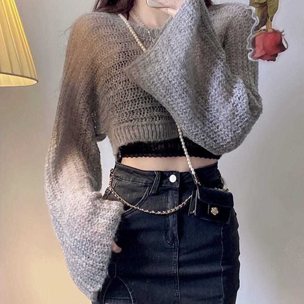 Wear A Light And Familiar Yujie Temperament Fried Street Sweater