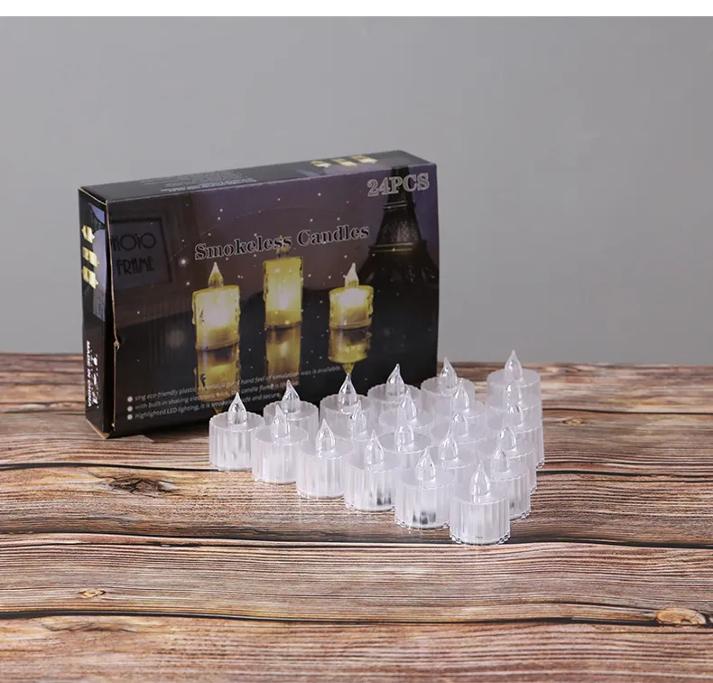 New Creative Festival Atmosphere Electronic Candles Christmas Home Decorations – image 4