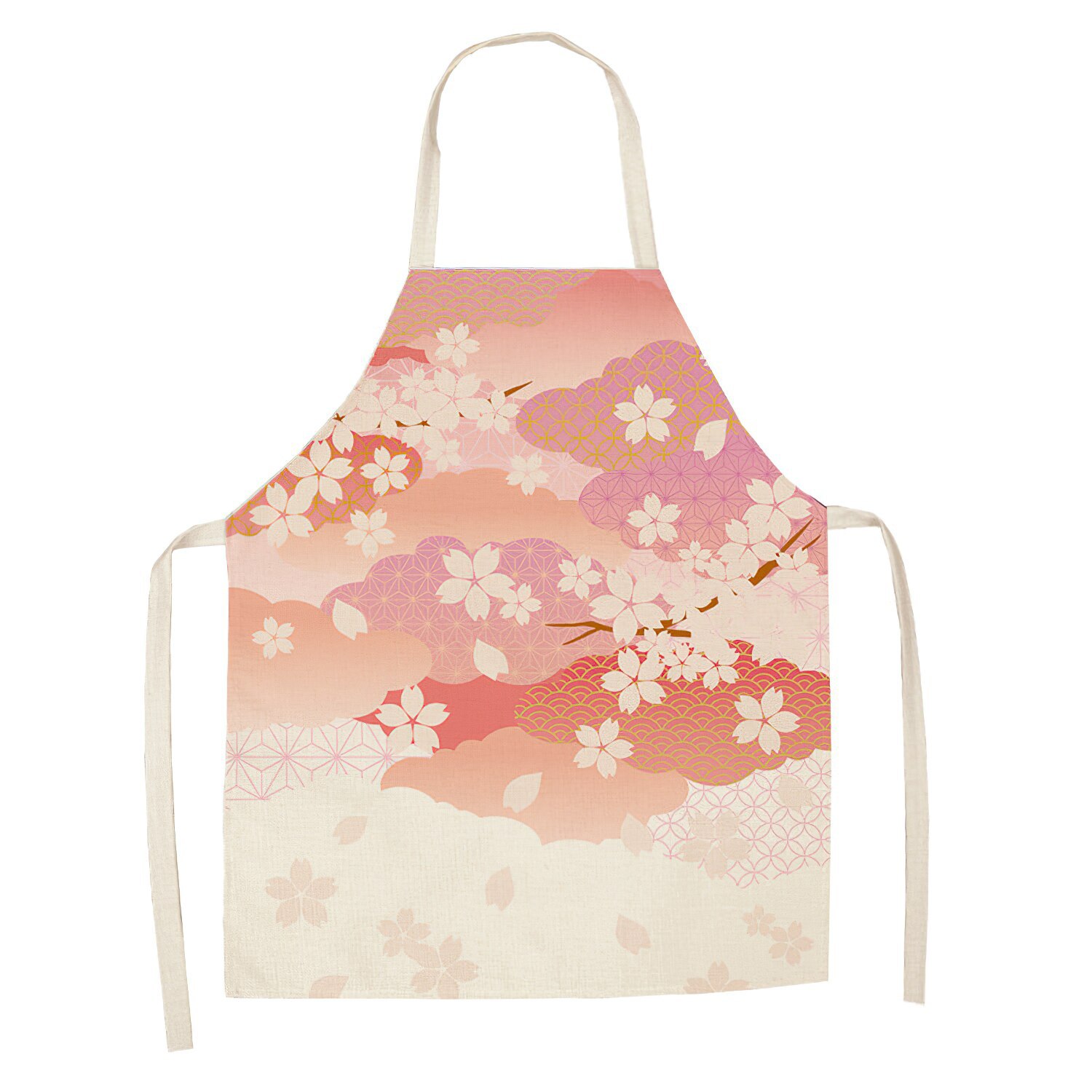 Title 4, Cartoon Cat Digital Printing Sleeveless Apron