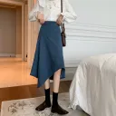Blue Midi Skirt