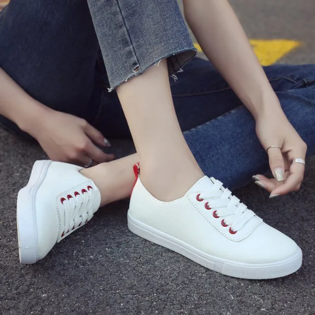 All match Canvas White Shoes Casual Sneakers White - Shop at LoveMi