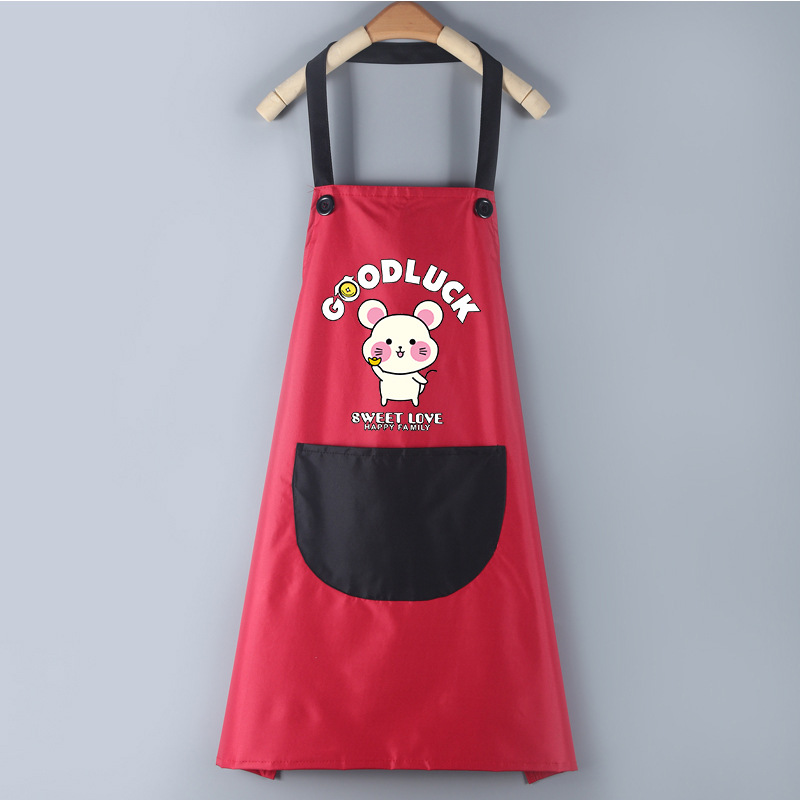 Title 13, Waterproof PVC Waistband Cartoon Apron Cleaning...