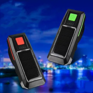 Bicycle Torch Horn USB Solar Headlight