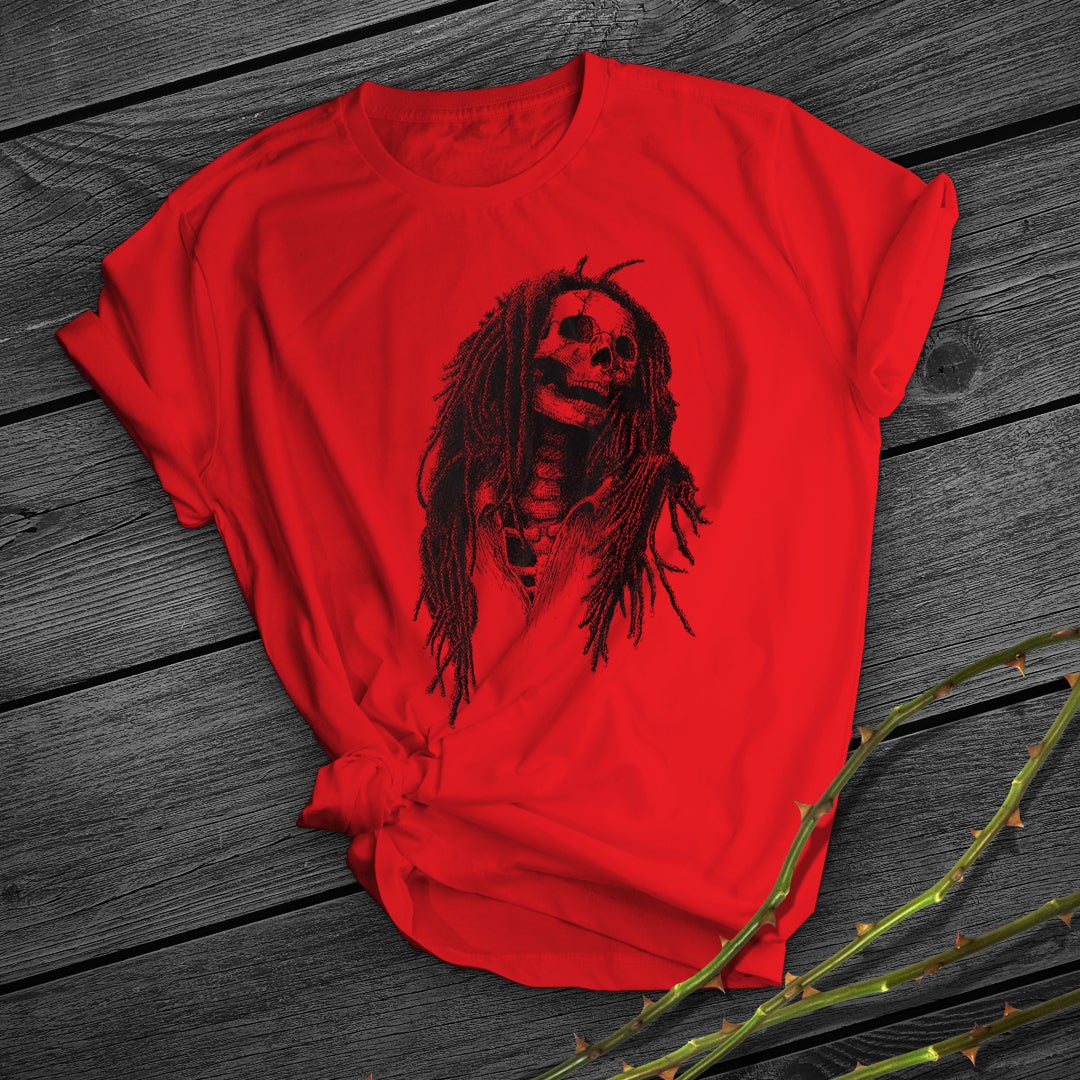 Skull Print Short-sleeved Fabrics