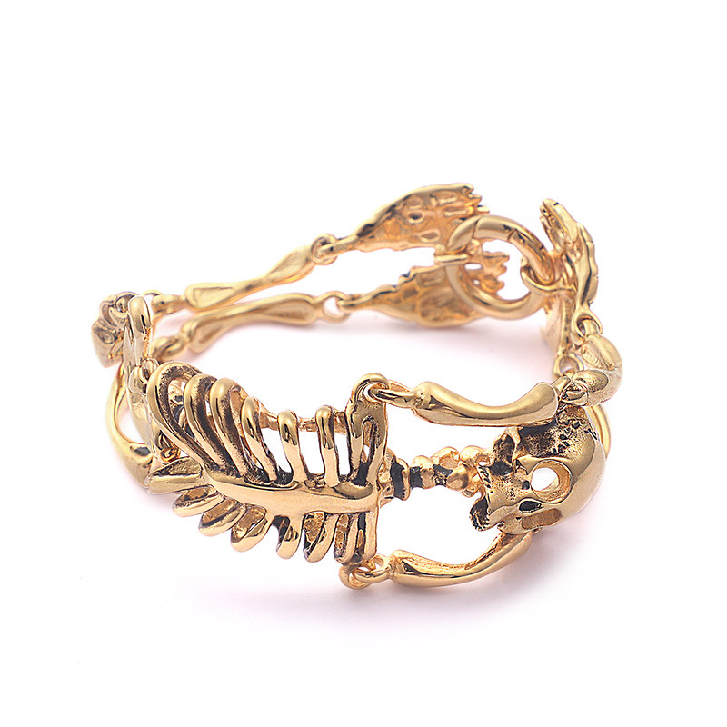 Personality Creative Bracelet Titanium Steel Skull Men's Bracelet