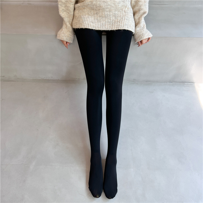 Nude One-piece Pants In Flesh Color Single-layer Bare Leg Pantyhose Female Leggings