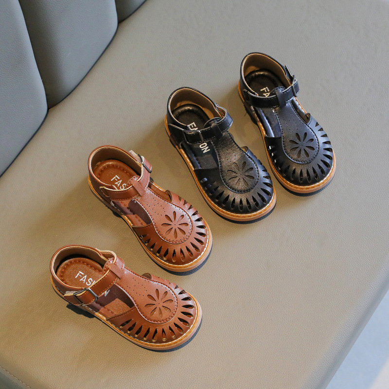 Children's Cutout British Soft Sole Sandals