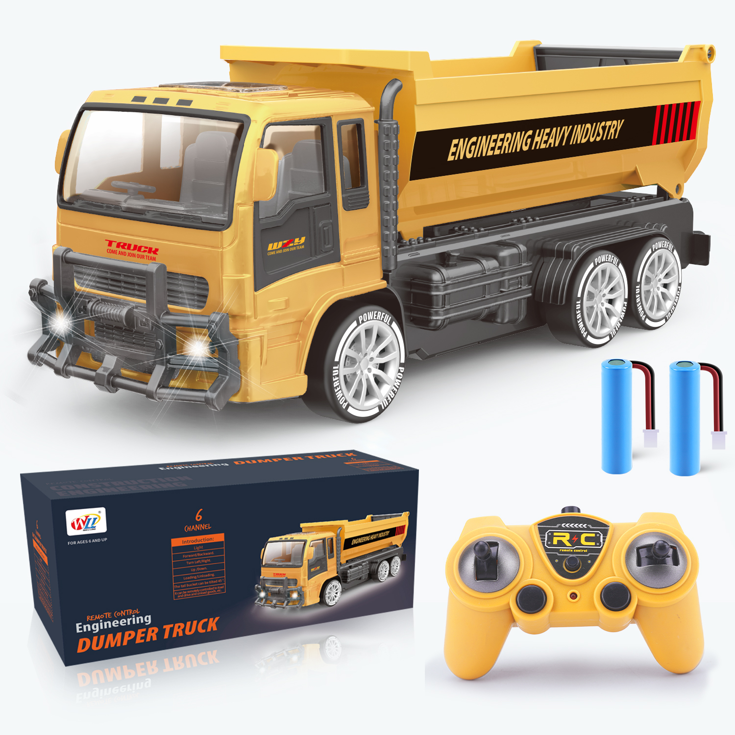 2025 Remote-controlled Engineering Vehicle Toys, Dump Truck Toys,Kids Gifts 3