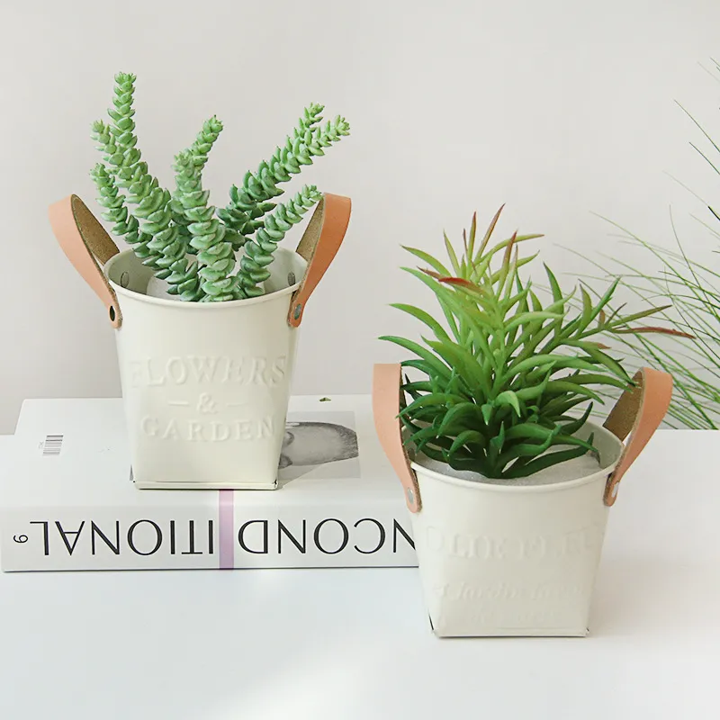 Home Garden Letter Metal Pots – image 2
